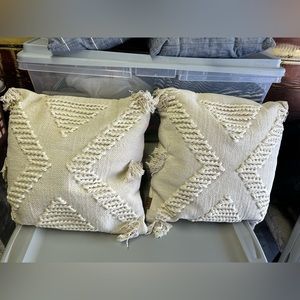 USED Nude UGG Throw Pillows (2)
